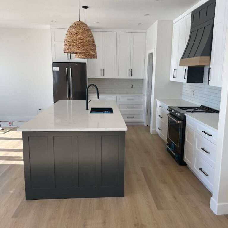 clean white modern kitchen